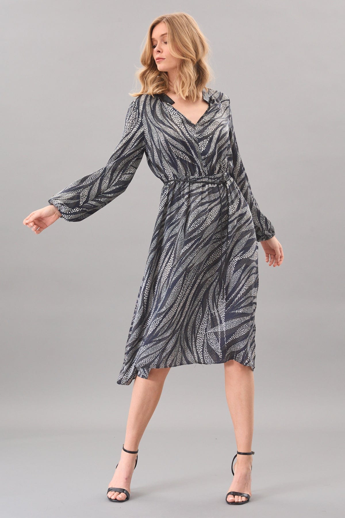 chinese dress ladies Sophie Long Sleeve Open Knit Mini Dress main image 0