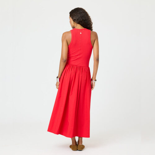 KR Tank Dress - Cherri Red - Millie Costal Accents