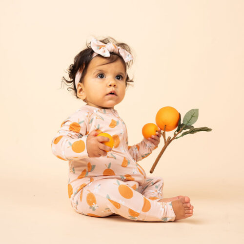Freshly Squeezed Bamboo Convertible Baby Pajamas
