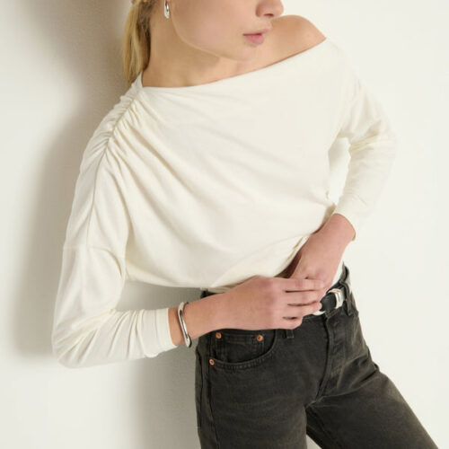 Pietra Off Shoulder - Porcelain