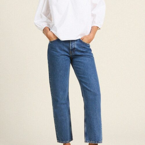 Orly Blouse White Cotton Twill