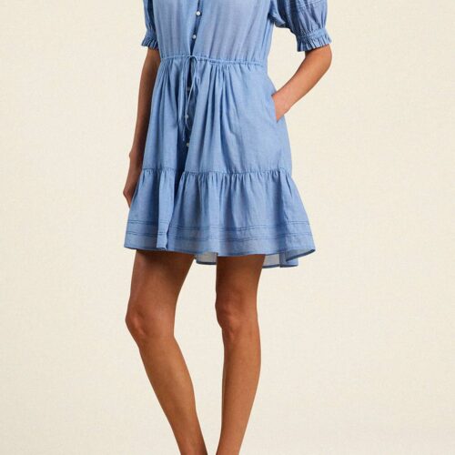 Phoebe Dress - Brisa Houndstooth