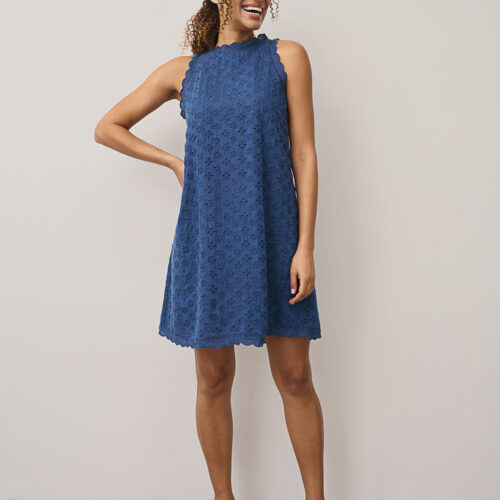Barby Linen Embroider Dress