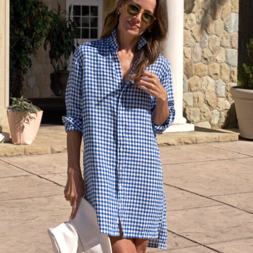 Hunter Shirtdress Blue Check