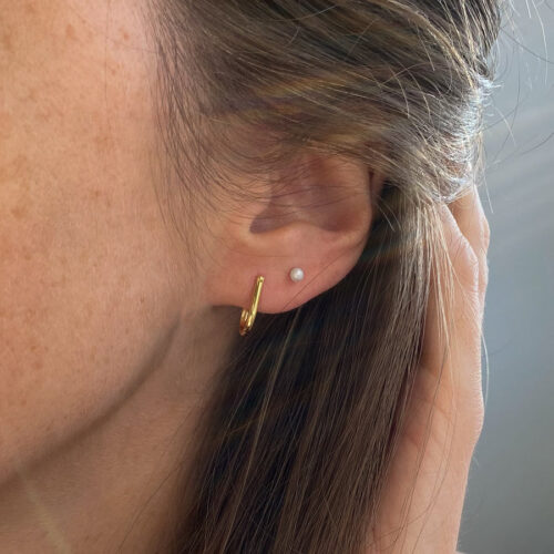 Eden Hoop Earrings (Gold)