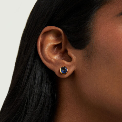 Signature Midi Knockout Studs - Midnight Blue