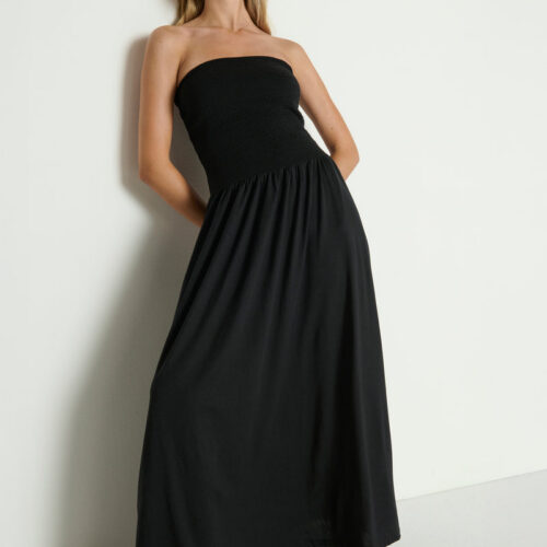 Anya Tube Dress - Jet Black