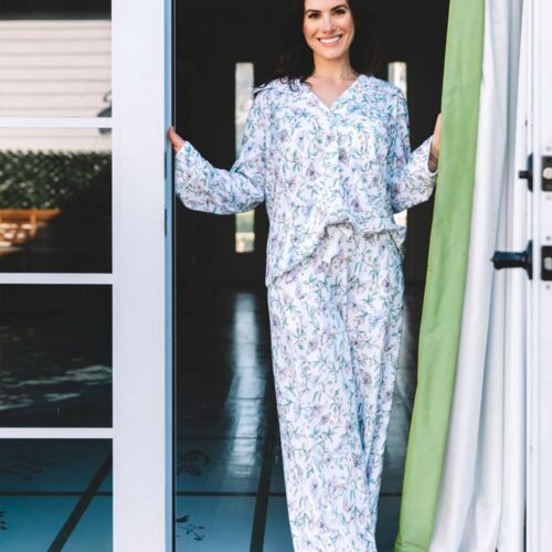 Women's Parker Pajama Set - Botanical Whisper
