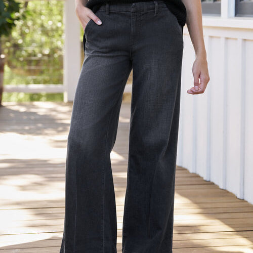 West Village NYC Wide-Leg Trouser - 1981 Wash