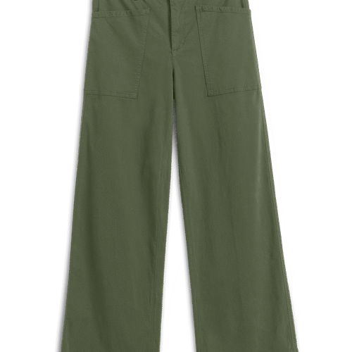 Limerick Wide-Leg Carpenter Pant - Twill - Army