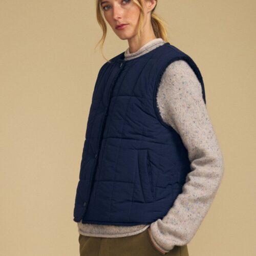 Onyx Reversible Vest - Navy
