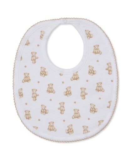 Teddy Bears Tan Bib