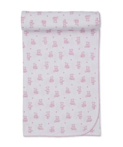 Teddy Bears Pink Blanket