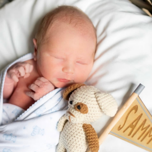 Teddy Bears Blue Blanket