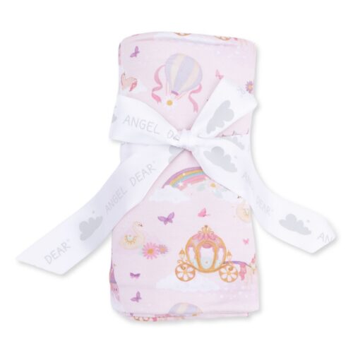 Swaddle Blanket - Princess Unicorns and Castle