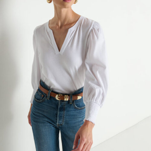 Flora Tee - White